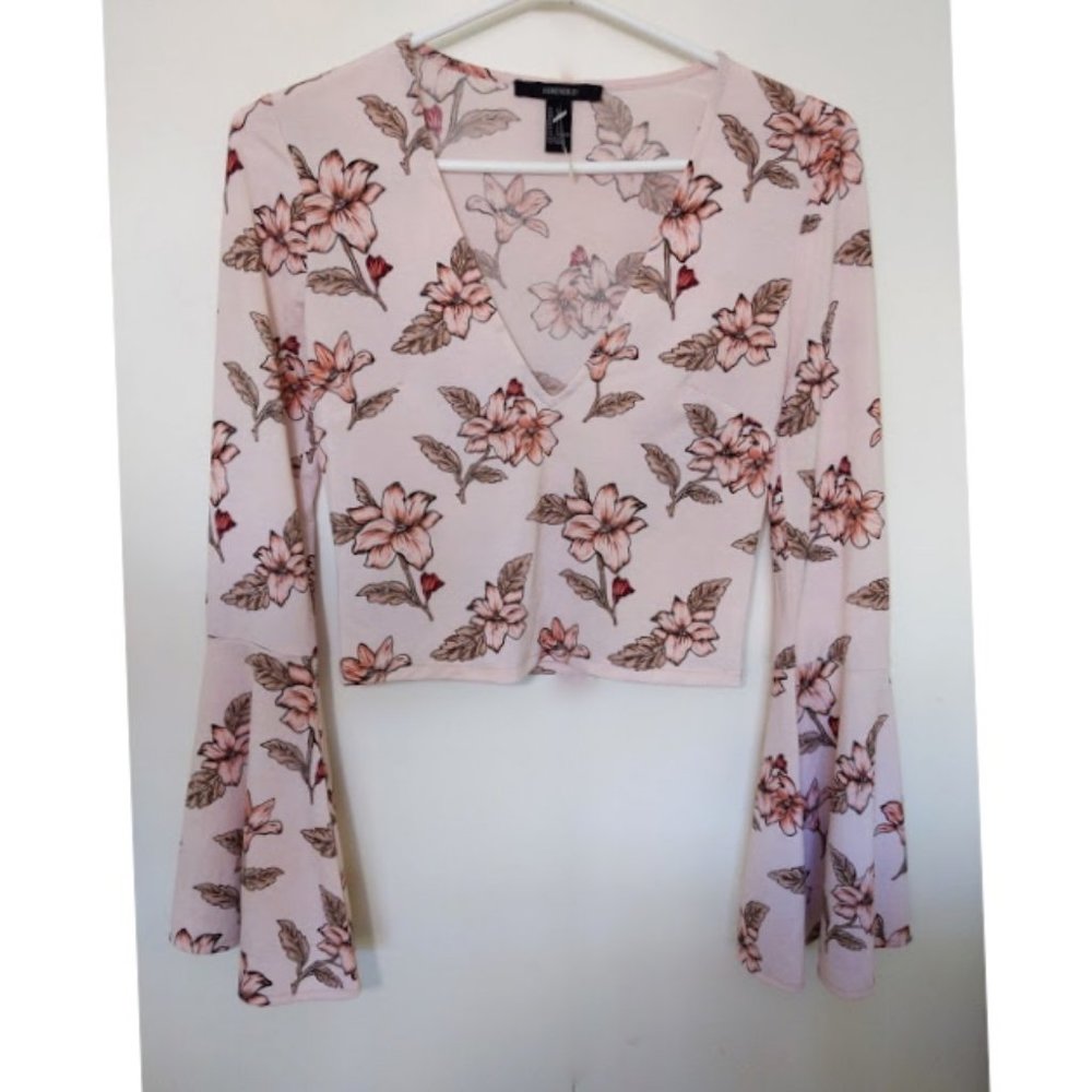 Forever 21 Floral Cropped Top